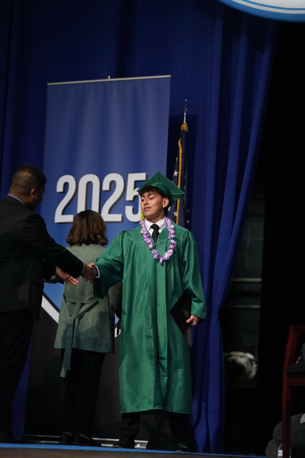 Axel Mancia at his 2025 Wilde Lake High School graduation